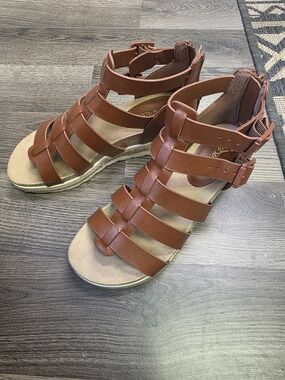 Women’s Brown Strappy Gladiator Sandals